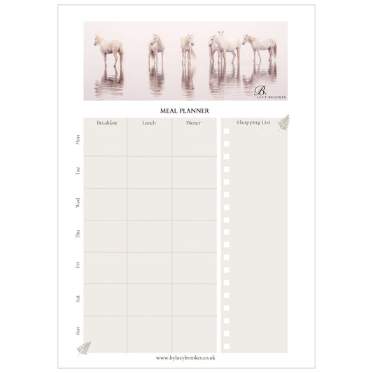 Downloadable Meal planner
