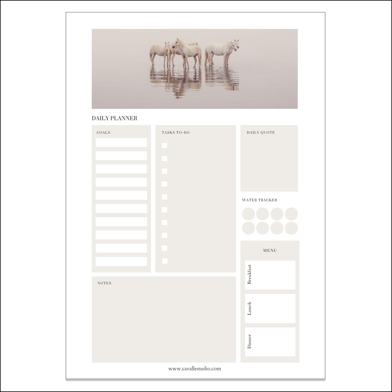 Downloadable Daily Planner