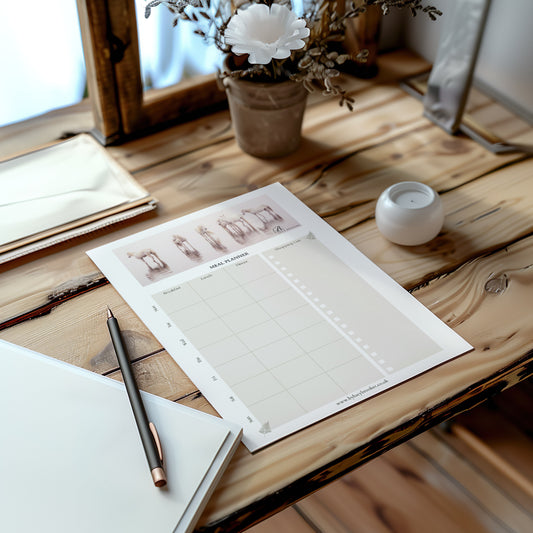 Downloadable Meal planner