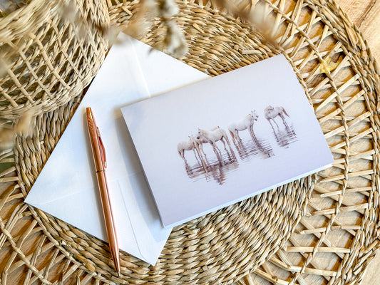 Greetings Card - Ocean Gaze 2